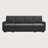 91" Convertible Sofa Couch with Pull Out Couch Bed-961005326