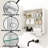 Rectangle Medicine Cabinet With Beveled Edge Mirror, No-assembly Bathroom Wall Cabinet With Mirror, Adjustable Shelves, Tissue Slot, Recessed Or Surface Mount-814906829