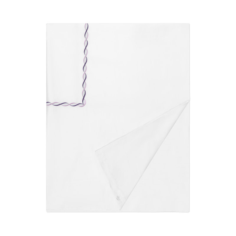 Cadence Duvet Cover, Queen Duvet Cover, Purple