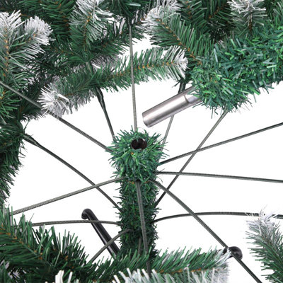 Sapin de noël artificiel blanc 7 pi