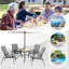 Fauteuil de patio empilable avec coussin Baugus