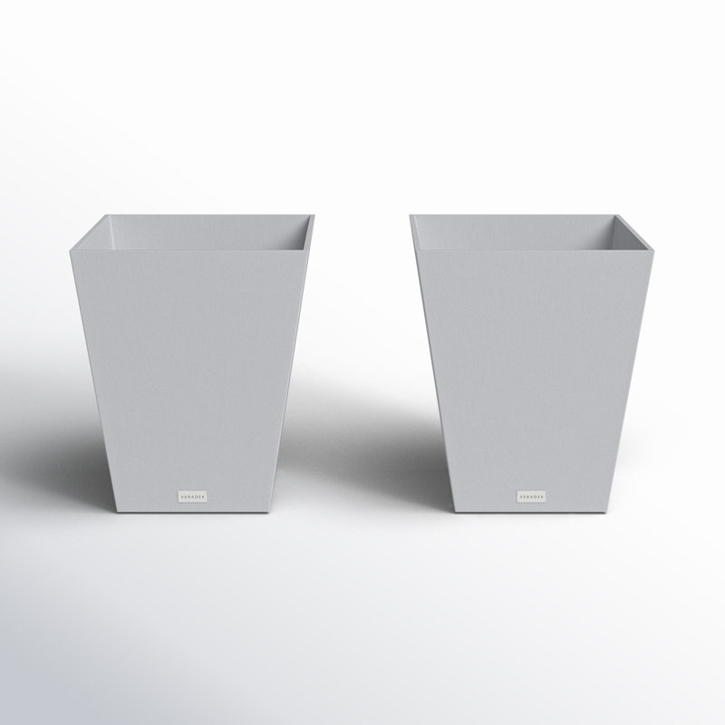 Pure Series Nobleton Planter, Charcoal Gray, 22" H x 19" W x 19" D, 2