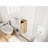 12 Inch Small Wall Mounted Side Cabinet, Soft Closing Door, Suitable For Small Bathroom, Study, Storage Room, Original Oak (KD-Packing)