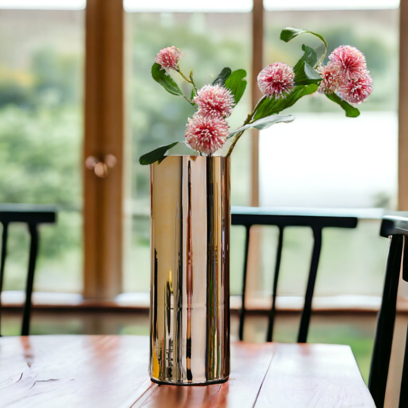 Gonta Glass Table Vase, Medium, Gold