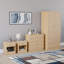 Tayce 4 Piece Bedroom Set (1 Drawer Bedside Chest X2, 4 Drawer Chest, 2 Door 2 Drawer Wardrobe)-1307253779