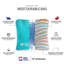 Bleu sarcelle avec sacs Synergy Pro Cornhole