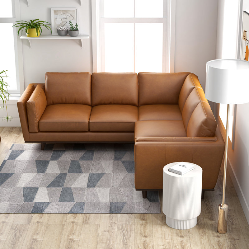 Comerford Upholstered L-Shaped Sectional Symmetrical