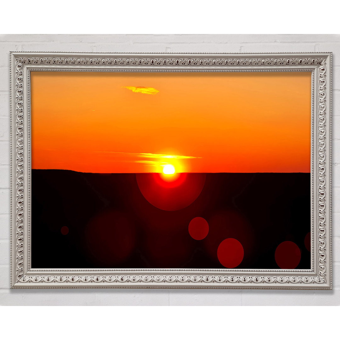 Sunset Sparkle - Einzelner Bilderrahmen Kunstdrucke