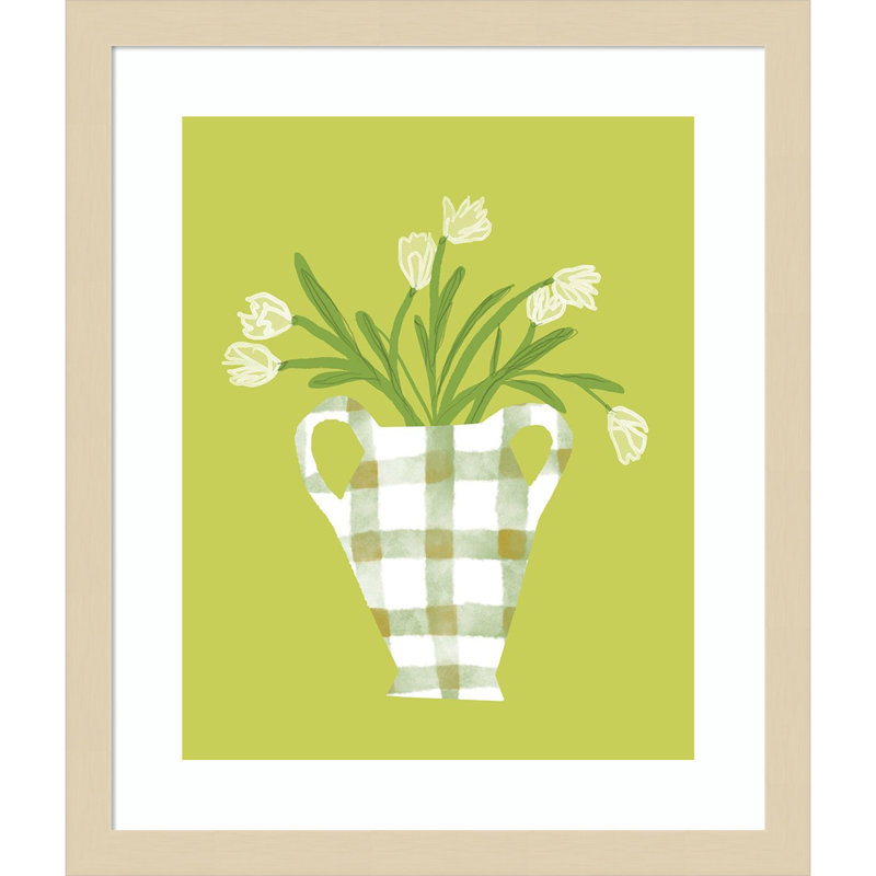 «The Daily Tulip II» par Natalie Sizemore, impression d'art mural en bois, H 17 po x l 15 po