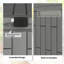 Boîte de rangement pour terrasse 30 gallons, boîte de rangement verrouillable pour l'extérieur-125060623