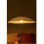 Élégant lustre réglable, doré et écru, structure en métal, plaque de base de 15,7 po x 3,1 po, hauteur: 4,7 po à 24,4 po | Douille E27 de 40 W Max, éclairage élégant pour le salon, la salle à manger et le vestibule | Certifié IP20-1303454851-1303454854
