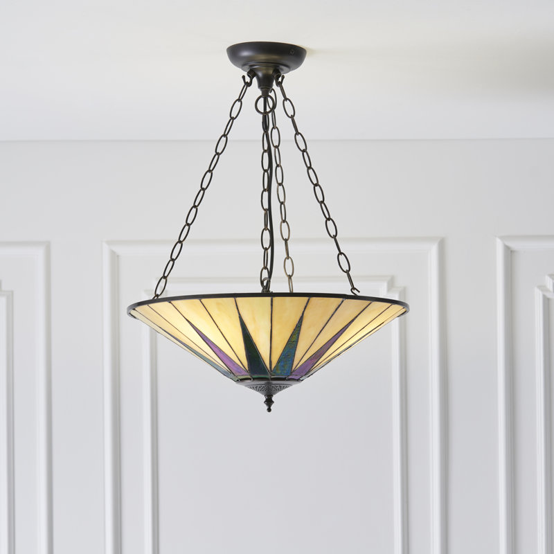 Sylvan 3 - Light Bronze Cone Pendant