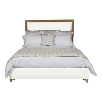 Louise/Lawrence King Upholstered Low Profile Panel Bed