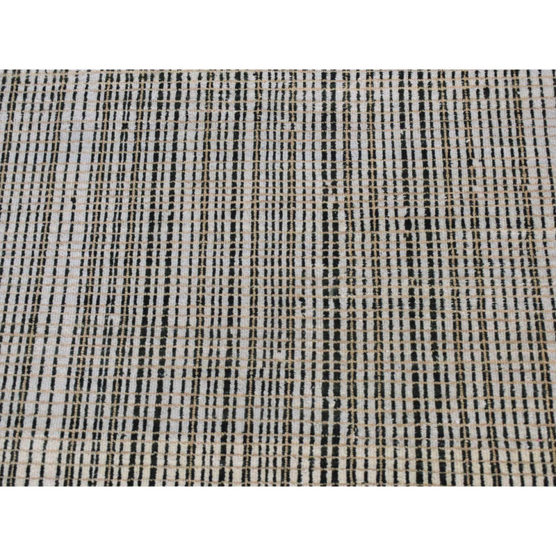 Tapis vert en laine noué à la main 4 pi x 5 pi 10 po 72457DC1B6FB4752BD741630BE64F7B0