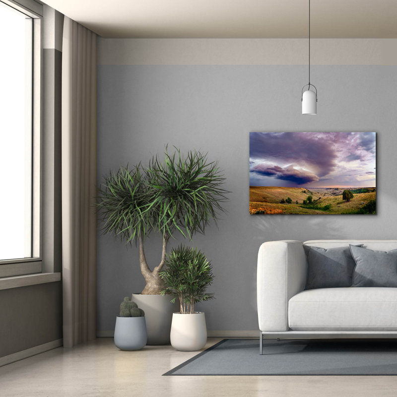 «Thunder In The Badlands» par Rick Berk, art mural sur toile, H 26 po x l 40 po