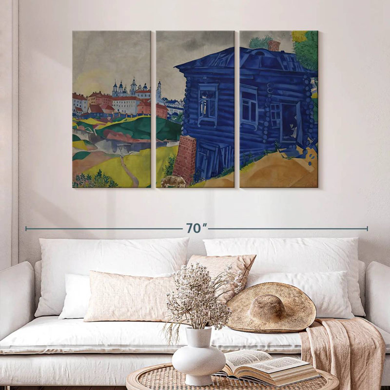 Avery La Maison Bleue, H 32 po x l 50 po