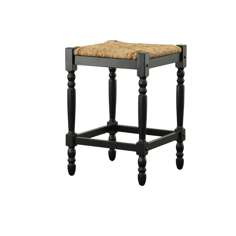 Chiem Bar & Counter Stool, Noir antique, Tabouret de comptoir (assise de 24 po de hauteur)