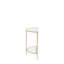 Richman 100cm Glass Top Console Table-121359900