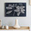 «Foliage On Navy IV», reproduction sur toile tendue-319652255