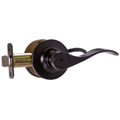 Levier de porte réglable d'intimité à 2 voies avec rosette ronde Springdale Pro Series