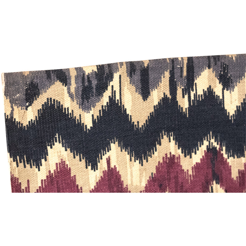 Flatweave Wool Ikat Area Rug in Multi