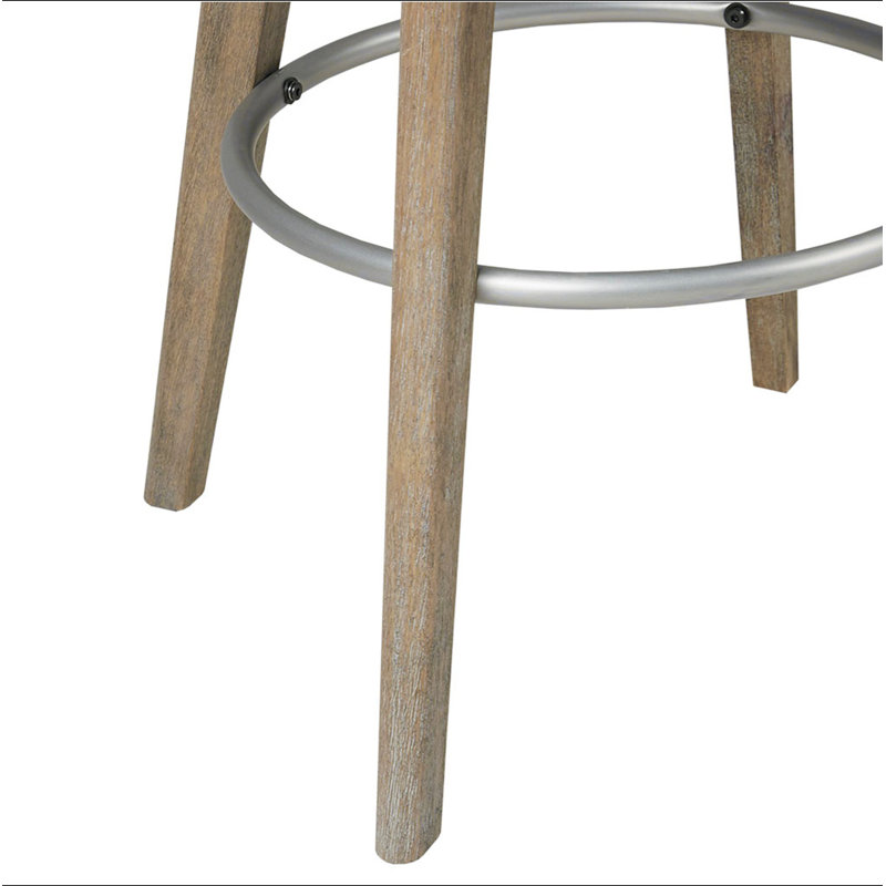 Tabouret de comptoir avec siège pivotant, Rose