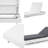 Acacia Solid Wood Outdoor Chaise Lounge, 6-Position Adjustable Sun Lounger with 4" Thick Water-Repellent Cushion, 400 lb Weight Capacity, Modern Low-Profile for Patio & Poolside-579250868