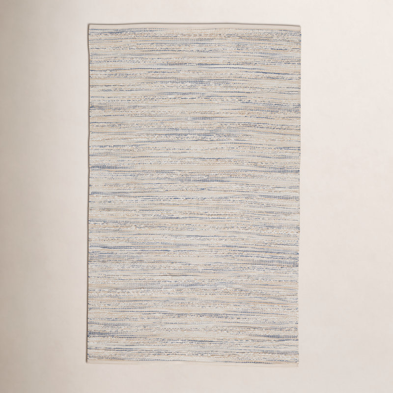 Tapis naturel tissé à la main Ian, Rectangle 2 pi 6 po x 4 pi