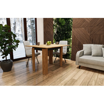 Compact Extendable Dining Table, 90 × 60cm, Extends to 120cm