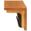 Brashear Solid Wood Wall 9 - Hook Wall Mounted Coat Rack