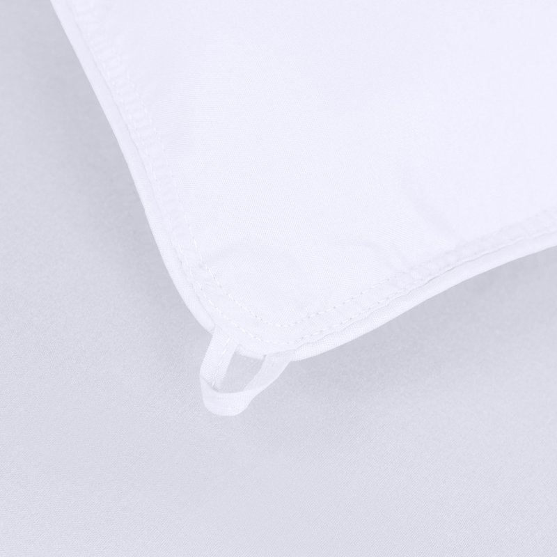 Couette réversible unie en duvet synthétique Blue Nile Mills, garniture de couette toutes saisons, Full/Queen, White