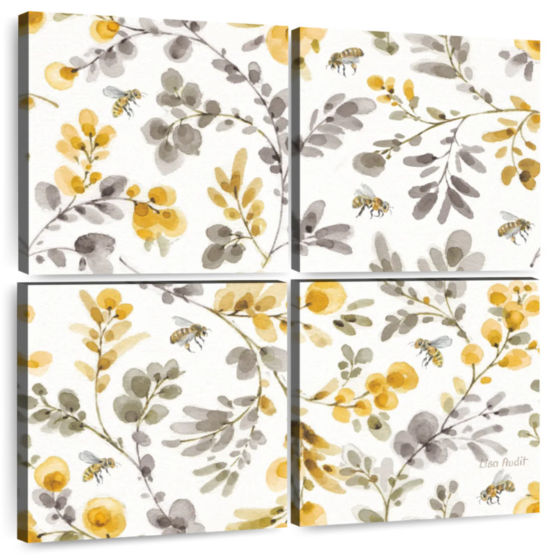 Motif de champs d'or Kerner II, H 26 po x l 26 po