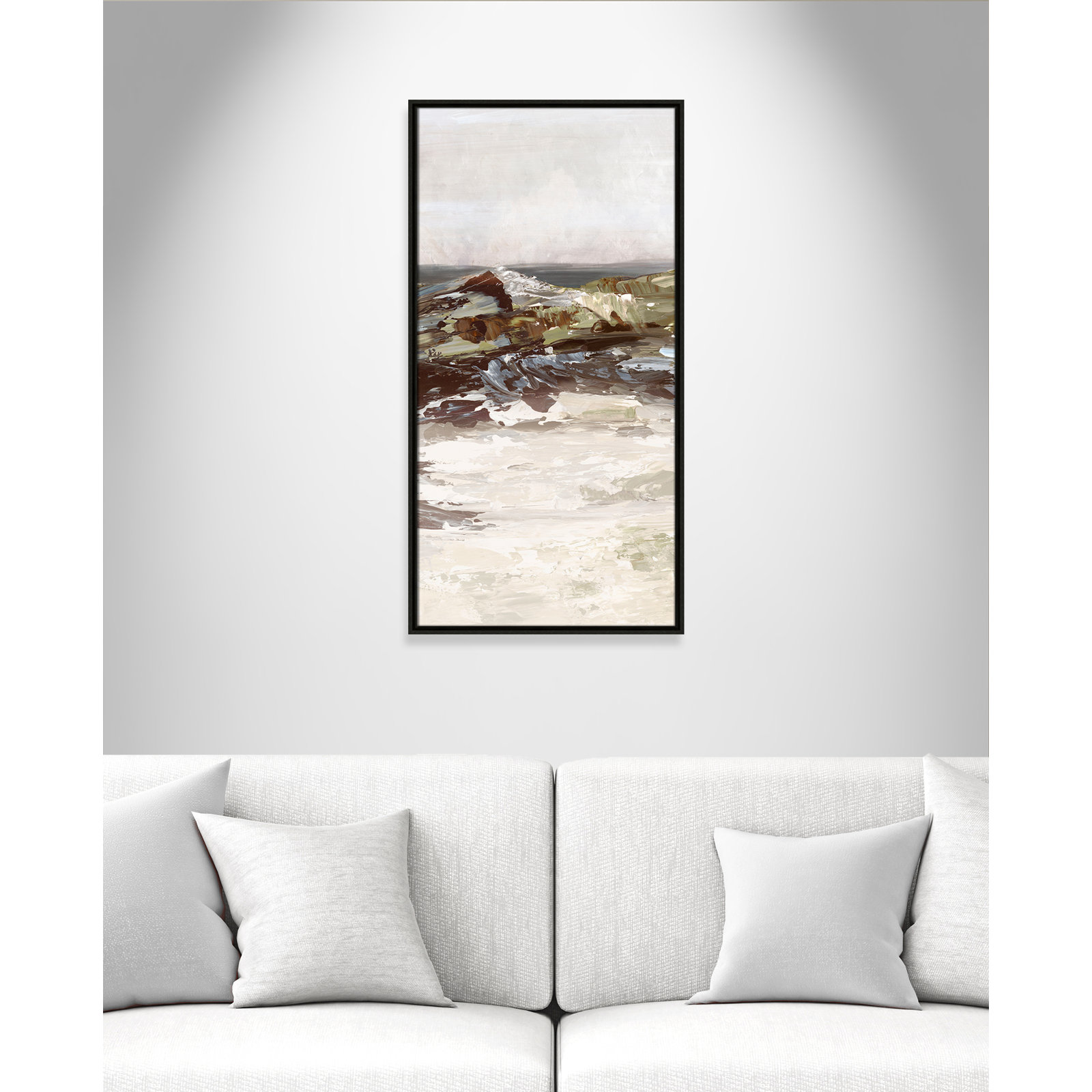 Conan "Stoney Peak" Print, Espresso, 37.5" H x 19.5" W