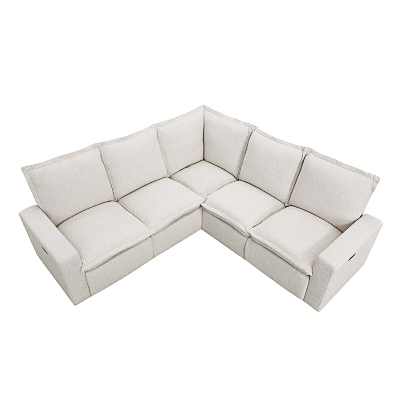 Fauteuil inclinable Hazra, Lin beige