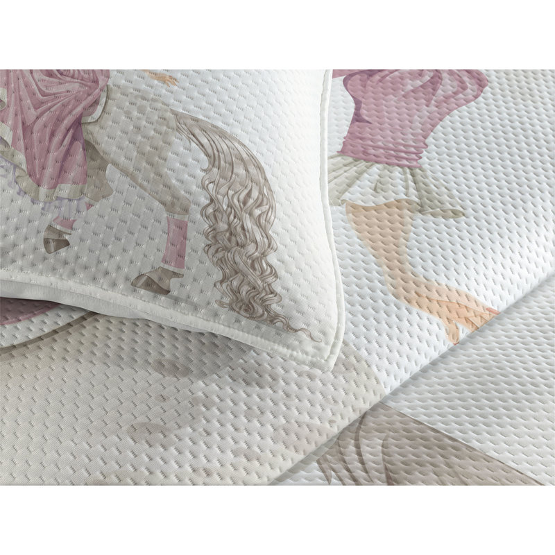 Coverlet, King Bedspread + 2 Shams