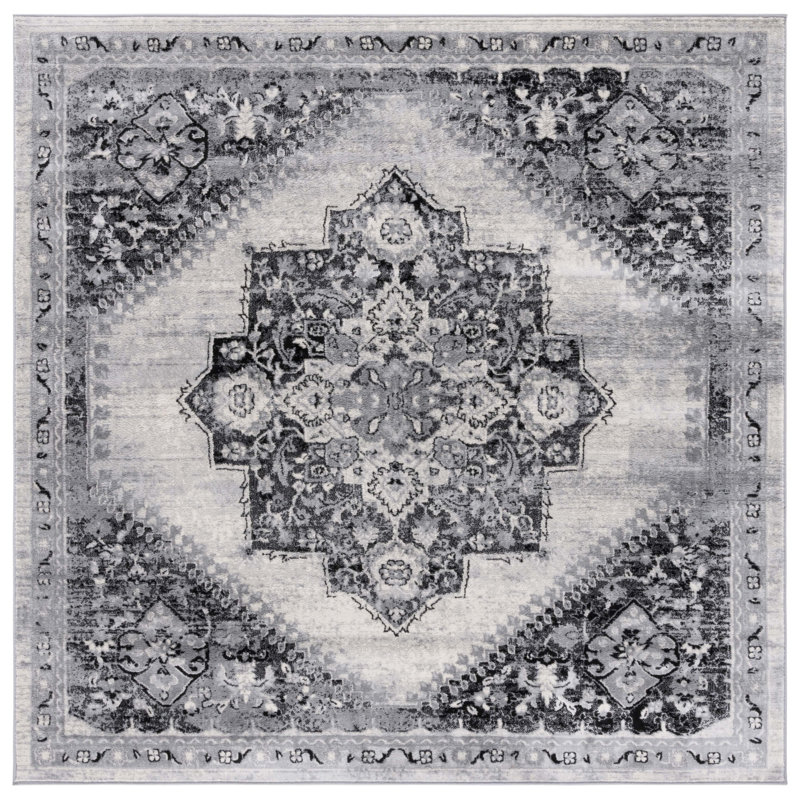 Brentwood Performance Oriental Rug, Square 6'7"