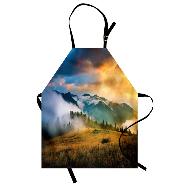 No Pattern Bib Apron