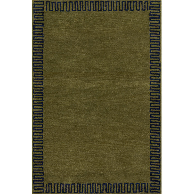 Tapis en laine Renata Fleuron, Rectangle 7 pi 6 po x 9 pi 6 po