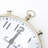 Decorative & Classic Aluminium Silver Table Clock-Desk clock