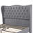 Royale Diamond-Tufted Upholstered Bed Frame-1820609374