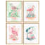 Art tropical, flamant rose tropical-104788878-104788882