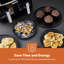 GEEPAS Dual Zone 9L XL 2 Drawers Digital Air Fryer with Visual Window