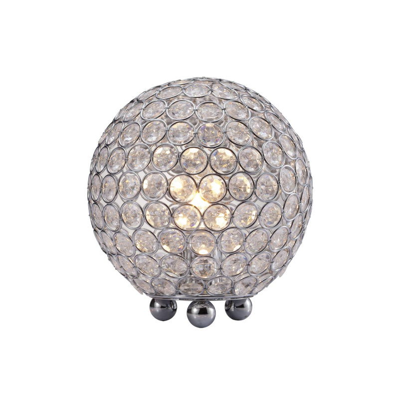 Burholme Metal Globe Lamp, Chrome