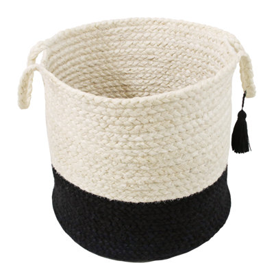 Handmade Natural Jute Relaxed Storage Basket