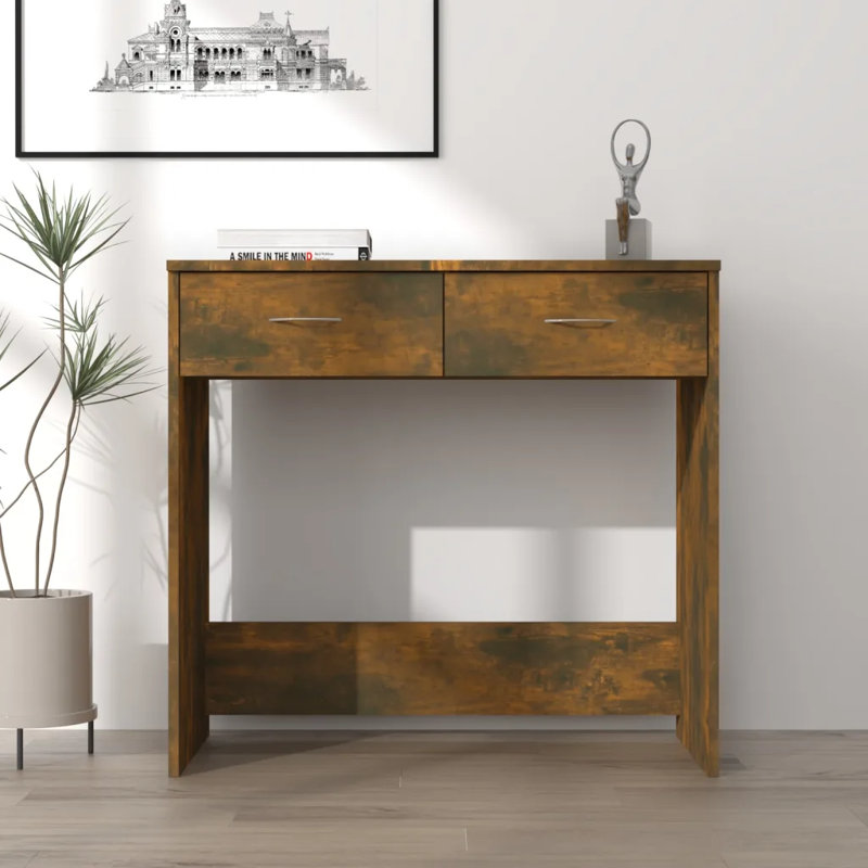 Alixandrea Desk, Smoked Oak