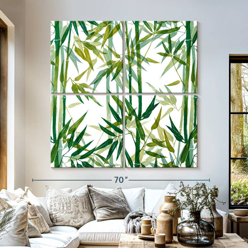Motif Harnek Bamboo Grove, H 57 po x l 57 po