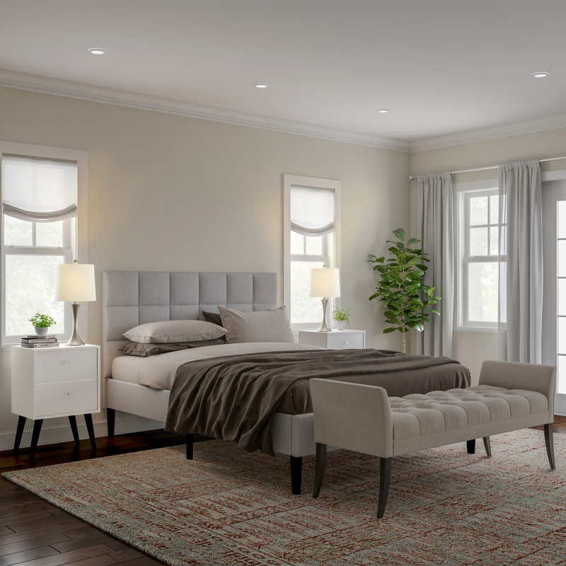 Ensemble de 2 lampes de chevet 25 po House of Hampton, Argent, Ivoire