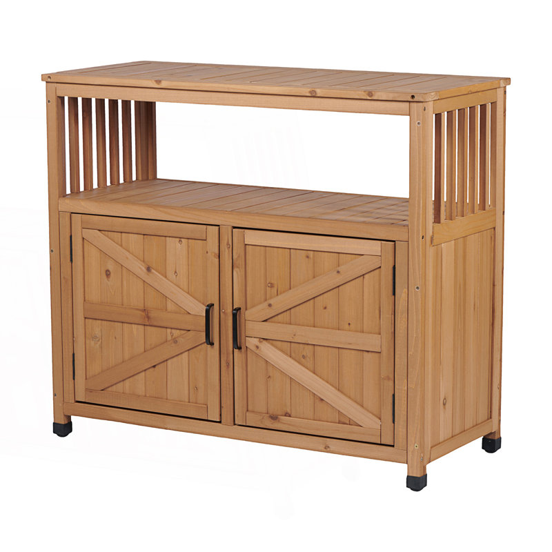 Buffet de patio avec rangement et buffet