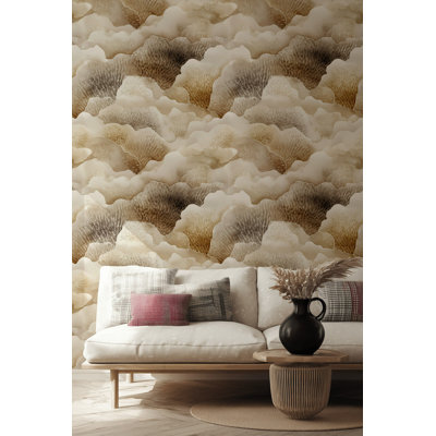 Wallpaper Abstract Wallpaper Removable Peel And Stick Neutral Roll