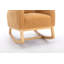 Chaise berçante rembourrée en tissu Teha Teddy-34025547